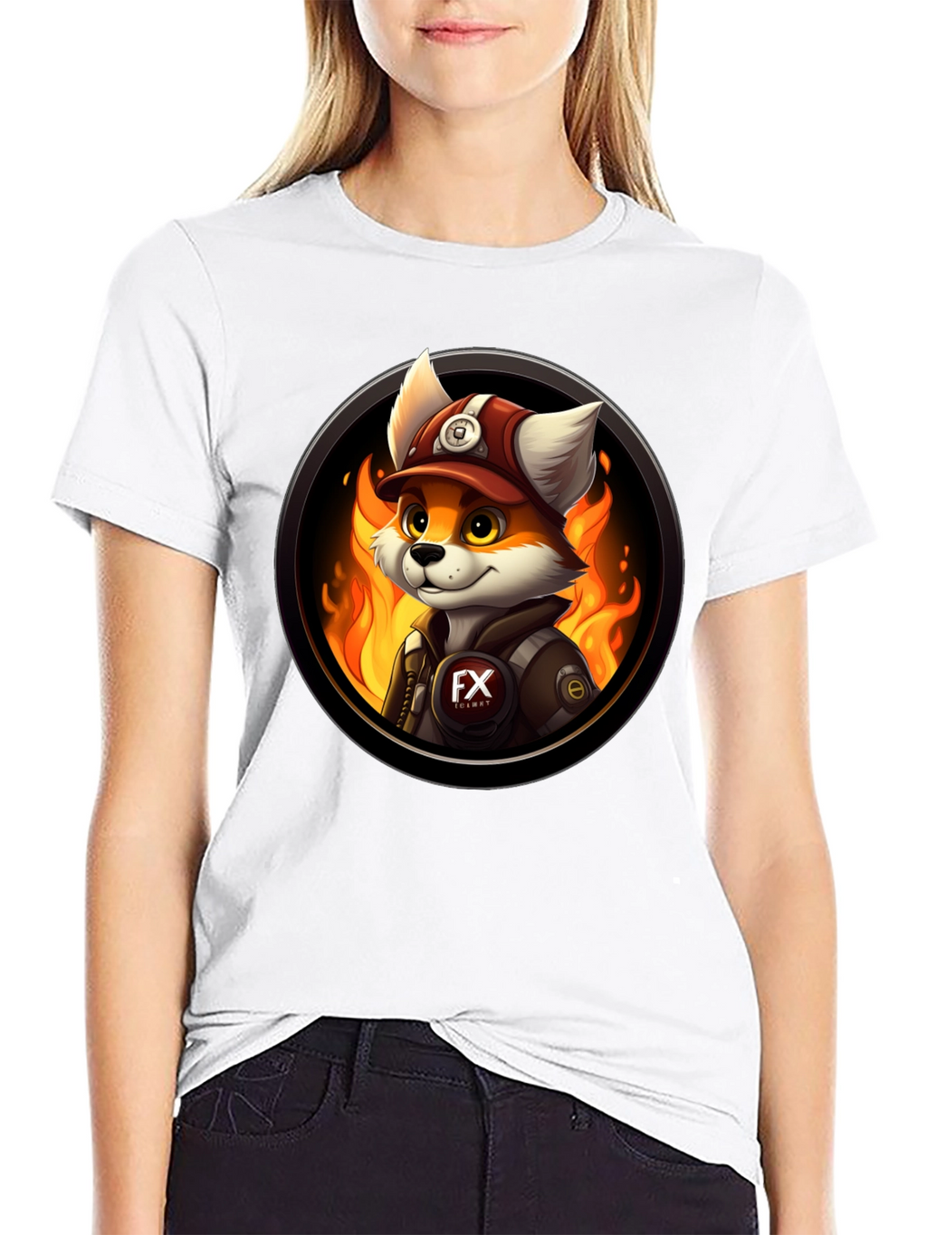 Fox Mascot T-Shirt - Fiery Design Premium Quality!