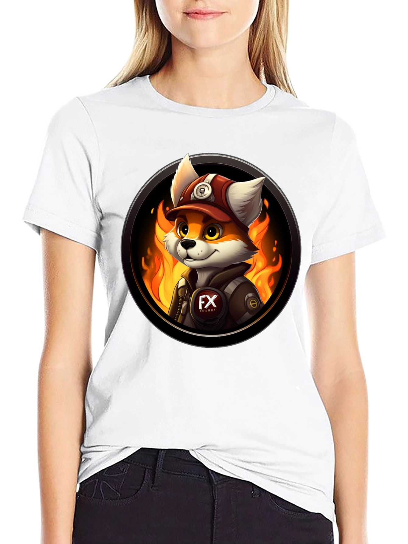 Fox Mascot T-Shirt - Fiery Design Premium Quality!