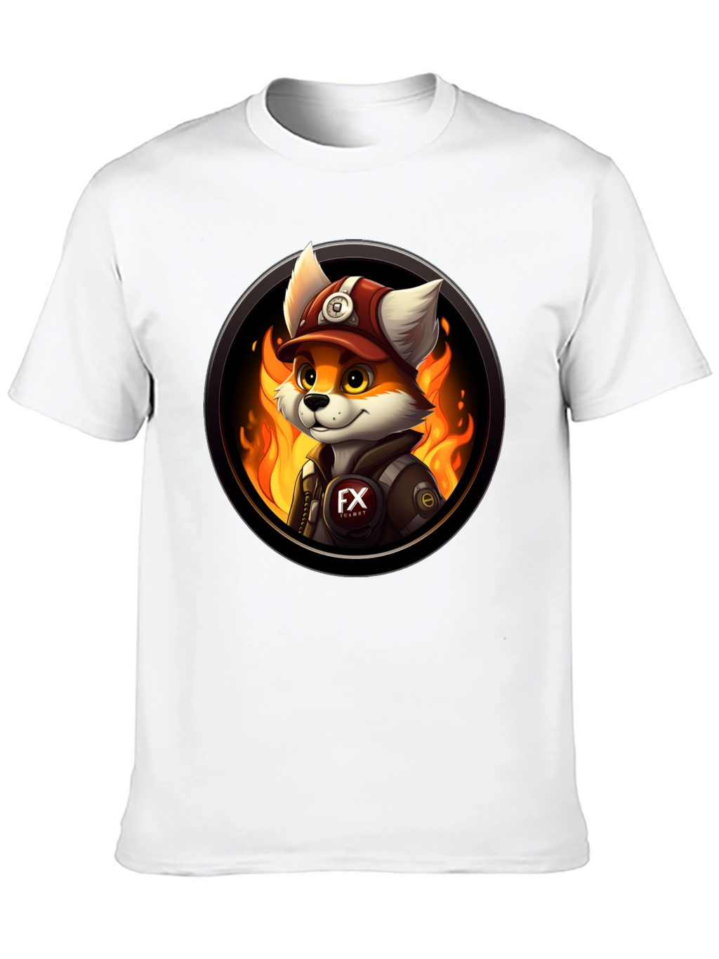 Fox Mascot T-Shirt - Fiery Design Premium Quality!