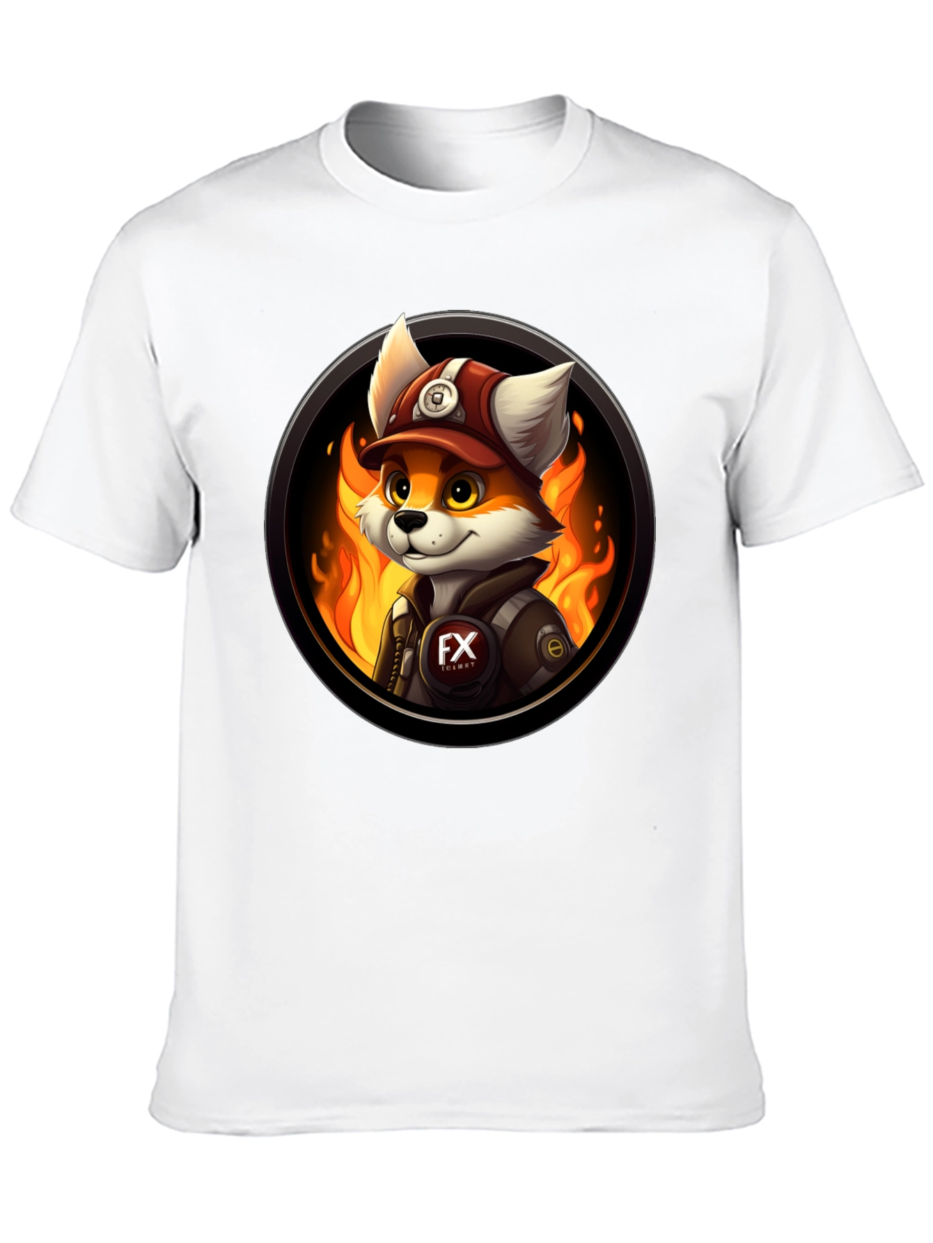 Fox Mascot T-Shirt - Fiery Design Premium Quality!