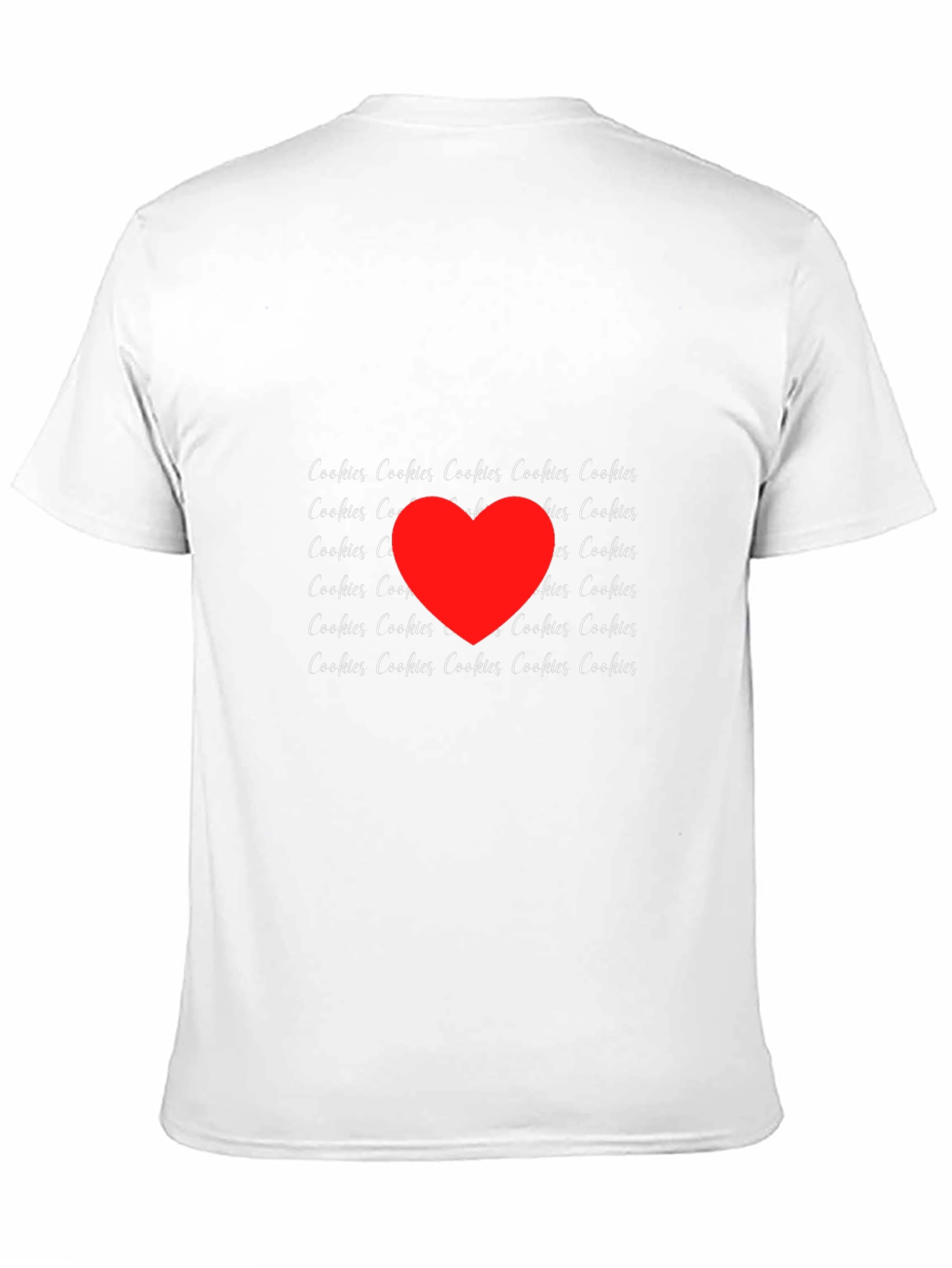 Cookies Love T-Shirt - Black Crew Neck Tee