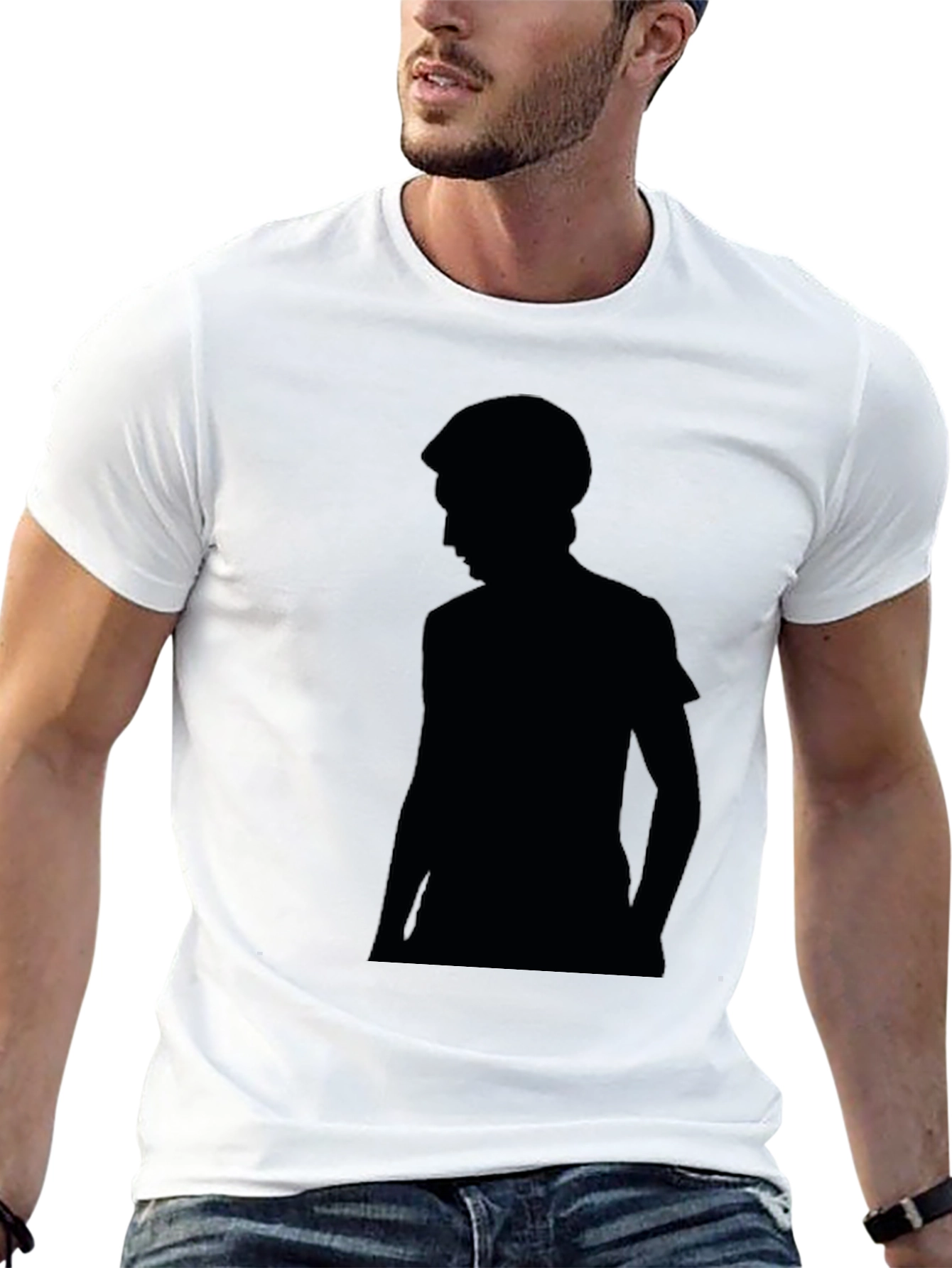 Silhouette Graphic Black T-Shirt | Stylish Everyday Wear