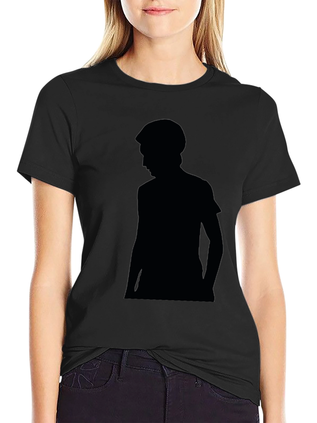 Silhouette Graphic Black T-Shirt | Stylish Everyday Wear