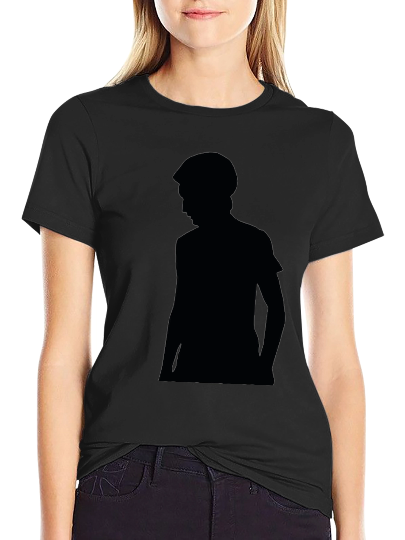 Silhouette Graphic Black T-Shirt | Stylish Everyday Wear