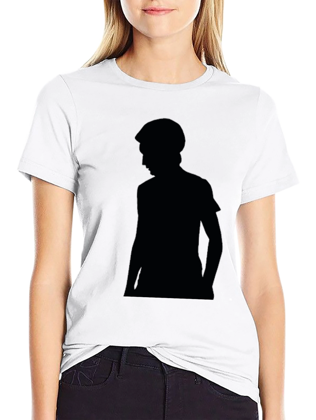 Silhouette Graphic Black T-Shirt | Stylish Everyday Wear