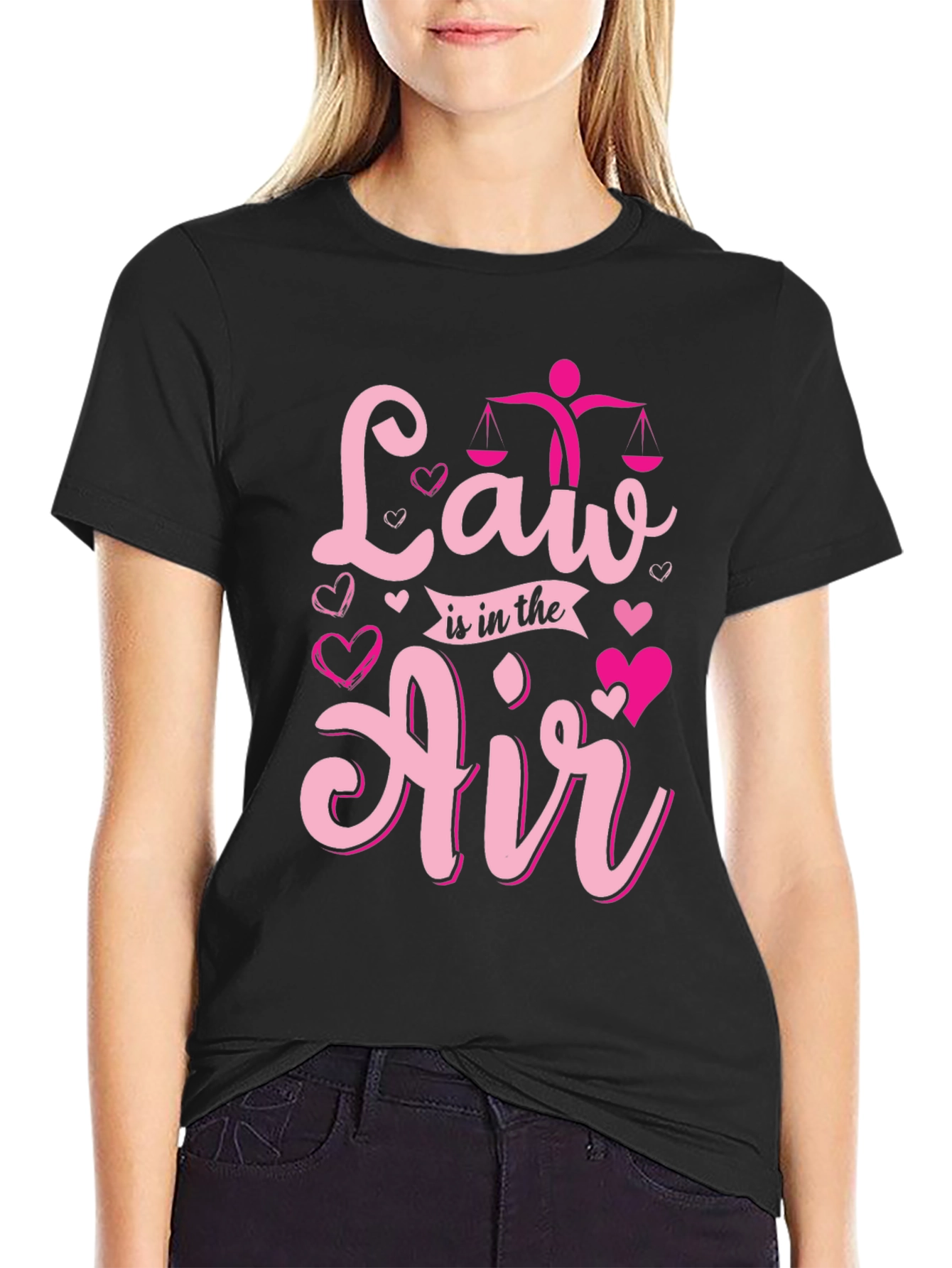 Law Is In The Air T-Shirt - Valentines Day Gift