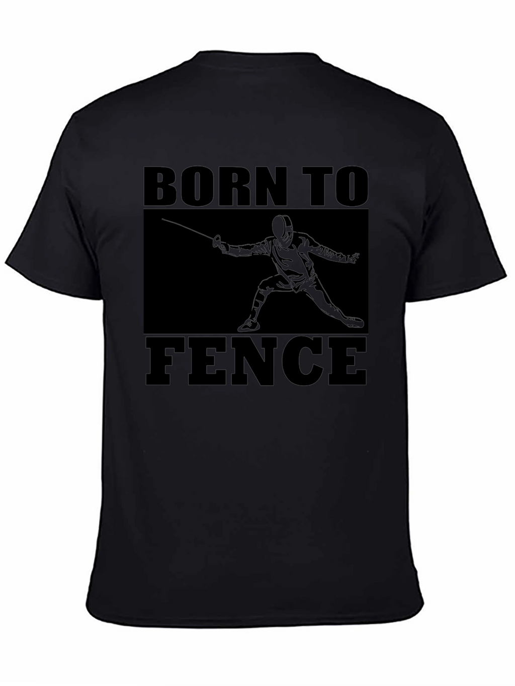 Born to Fence Black T-Shirt
