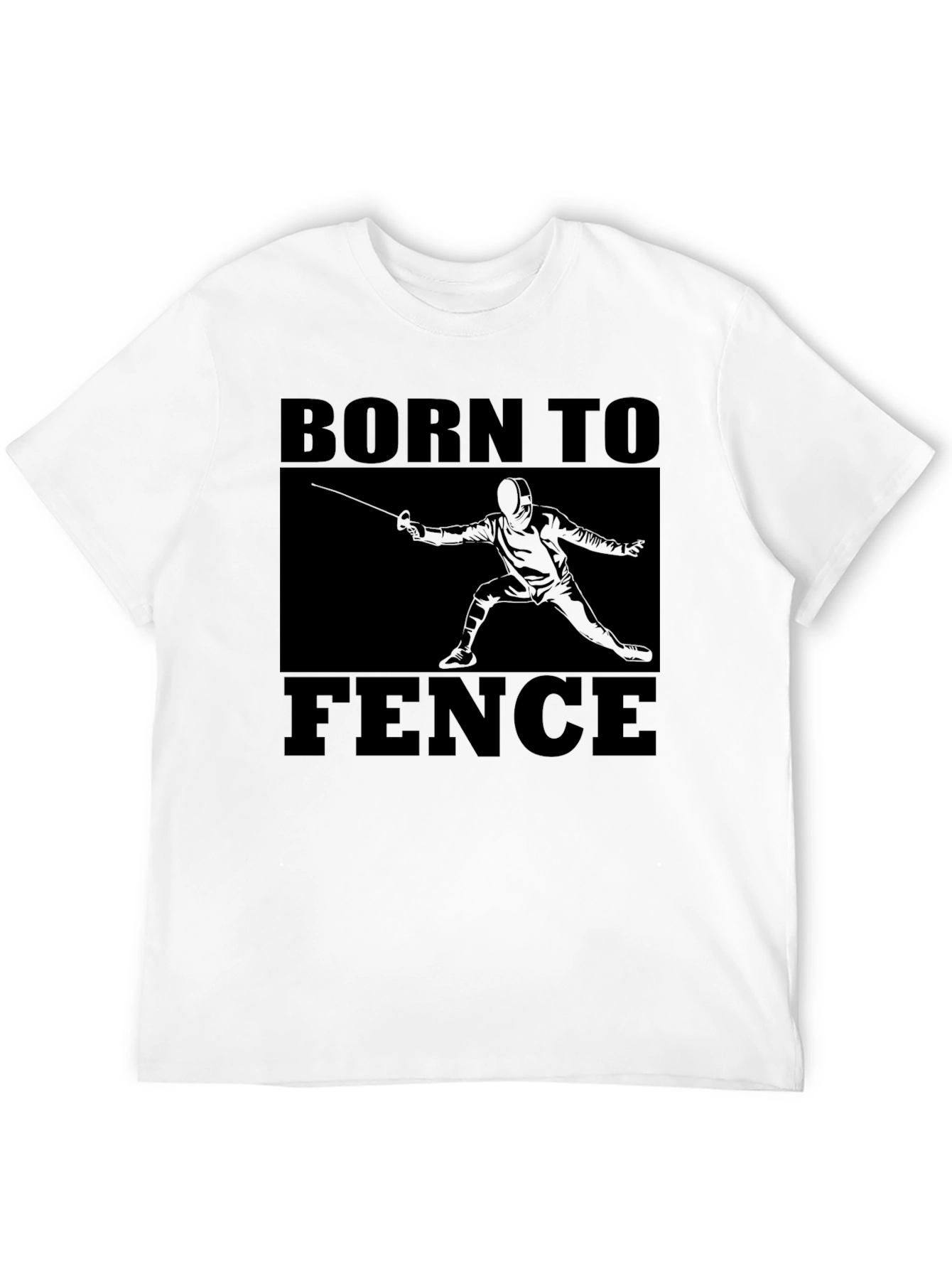 Born to Fence Black T-Shirt