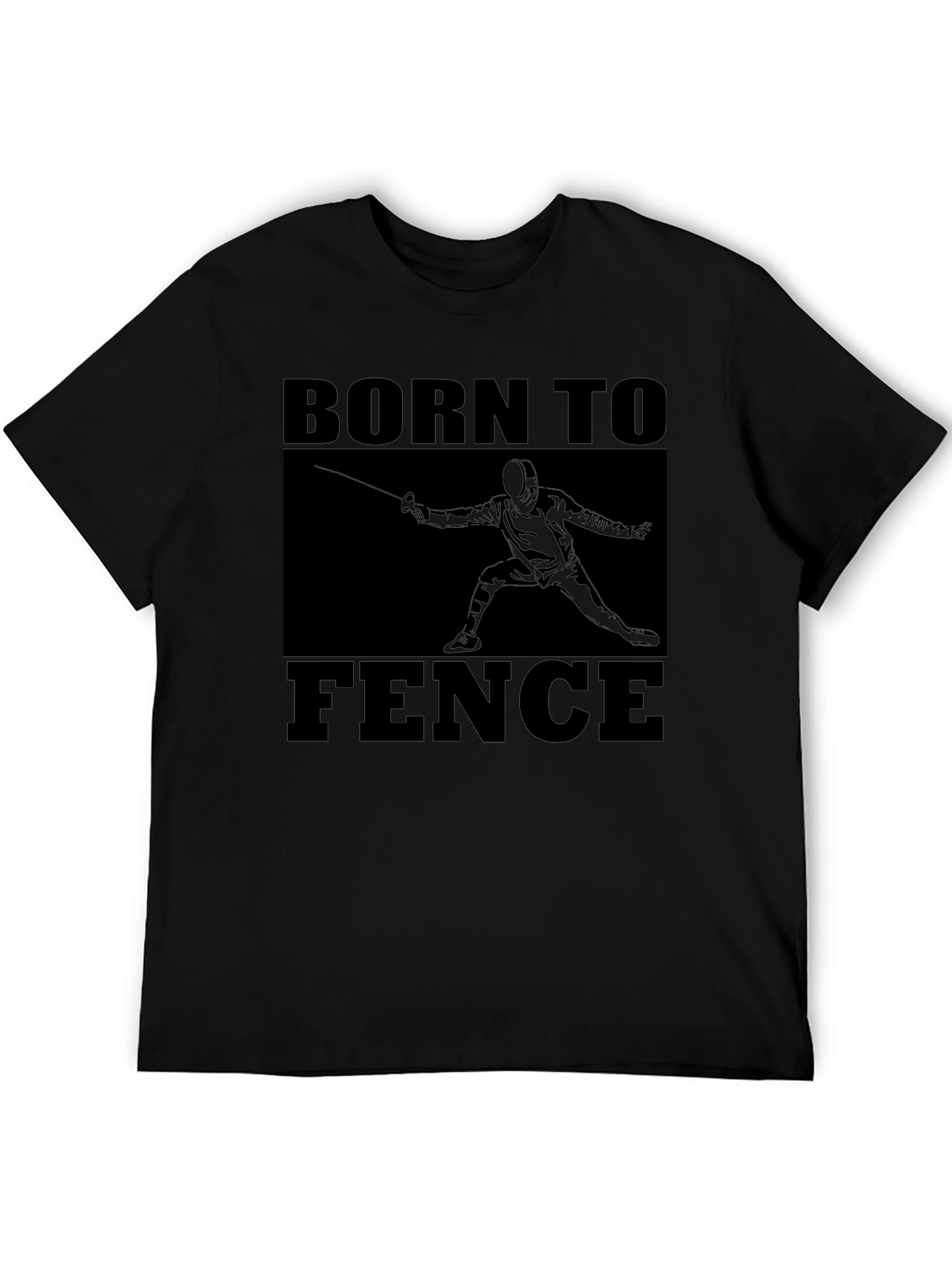 Born to Fence Black T-Shirt