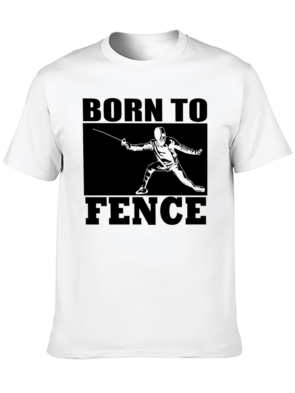 Born to Fence Black T-Shirt