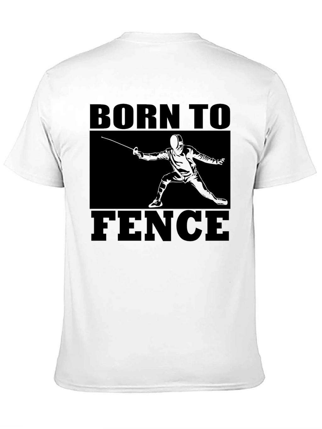 Born to Fence Black T-Shirt