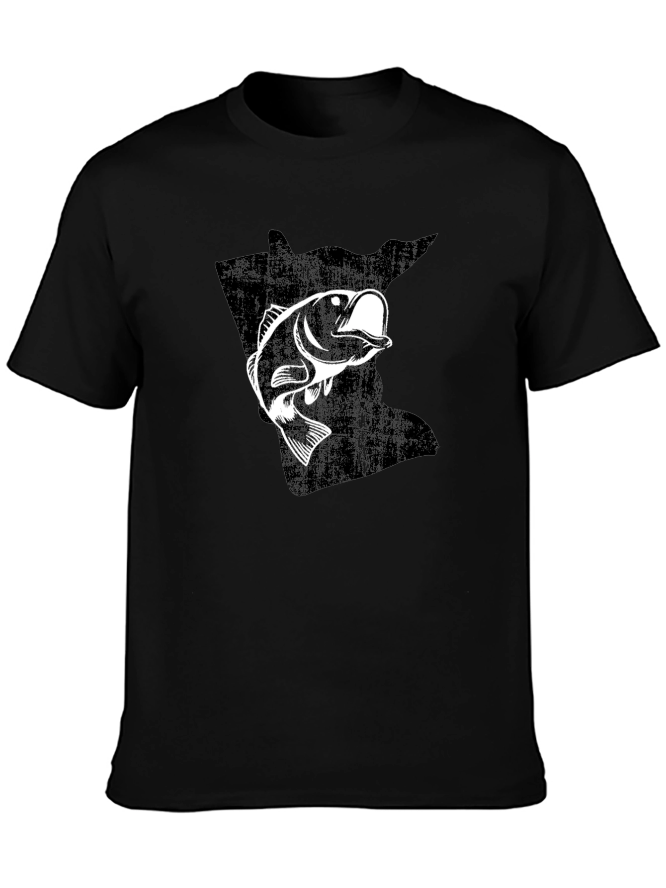 Minnesota Bass Fishing Graphic T-Shirt