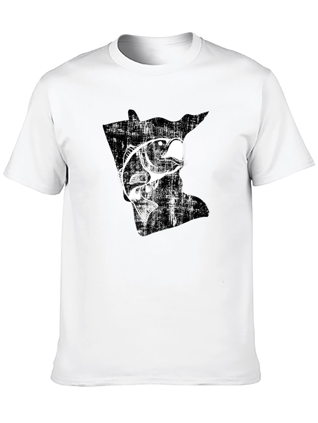Minnesota Bass Fishing Graphic T-Shirt
