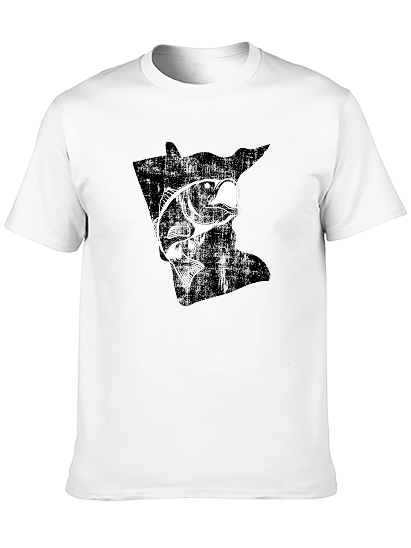 Minnesota Bass Fishing Graphic T-Shirt