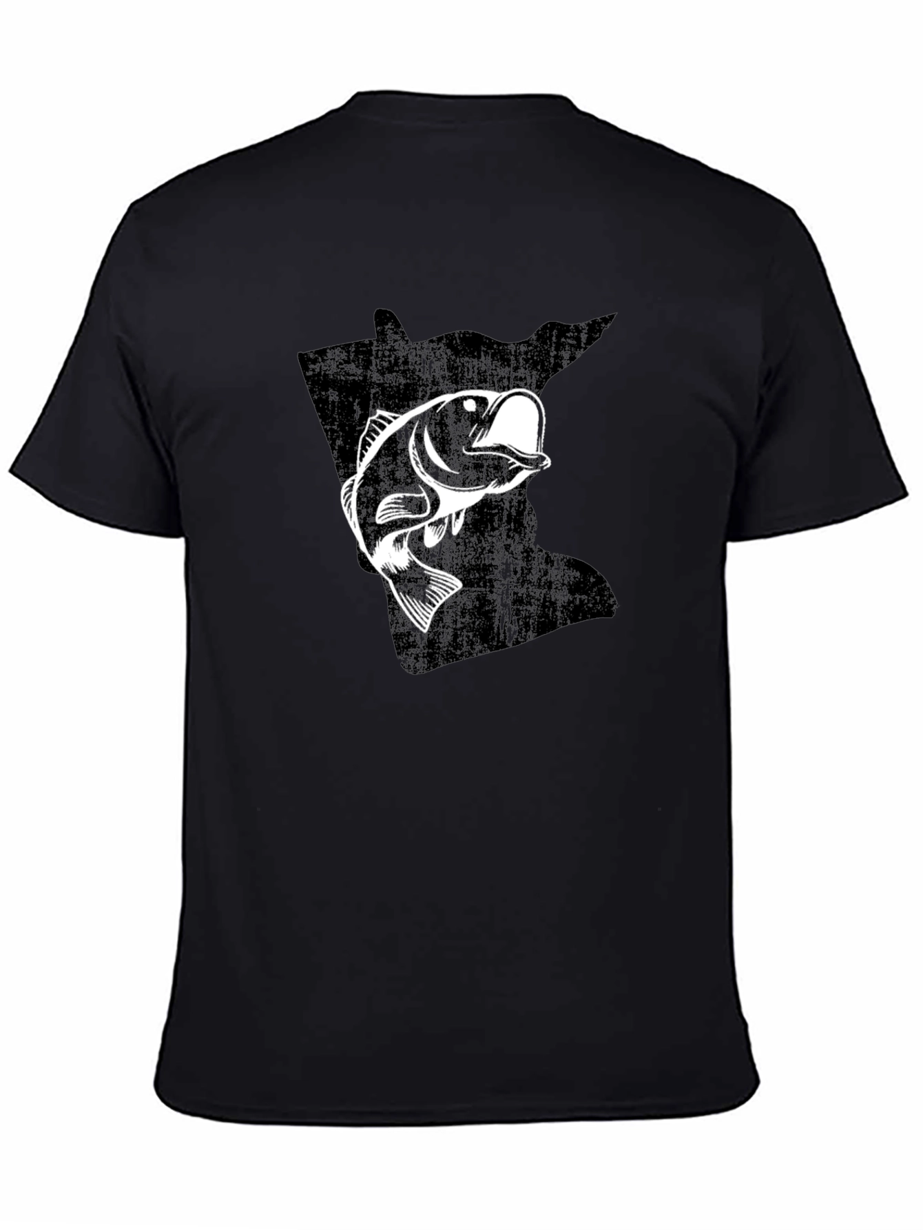 Minnesota Bass Fishing Graphic T-Shirt