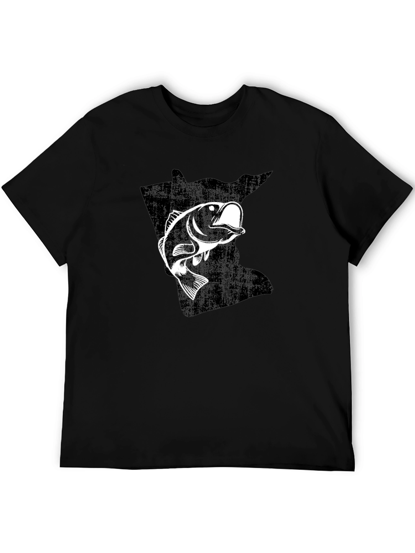 Minnesota Bass Fishing Graphic T-Shirt