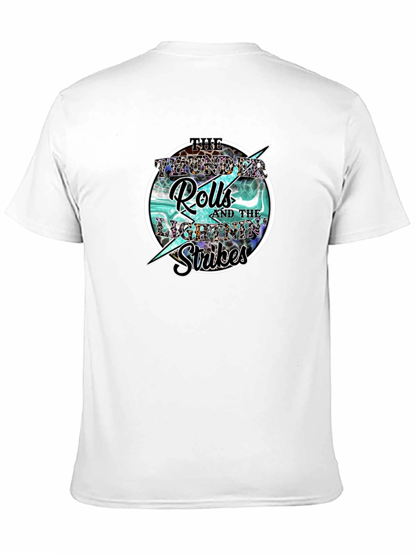 Thunder Rolls Lightning Strikes Graphic Tee