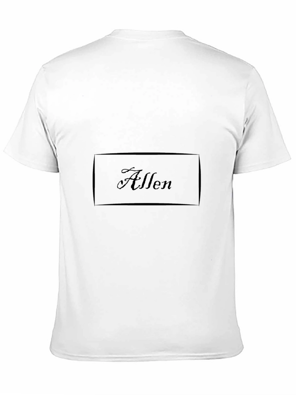 Mens Black Allen Graphic Tee - Casual Style