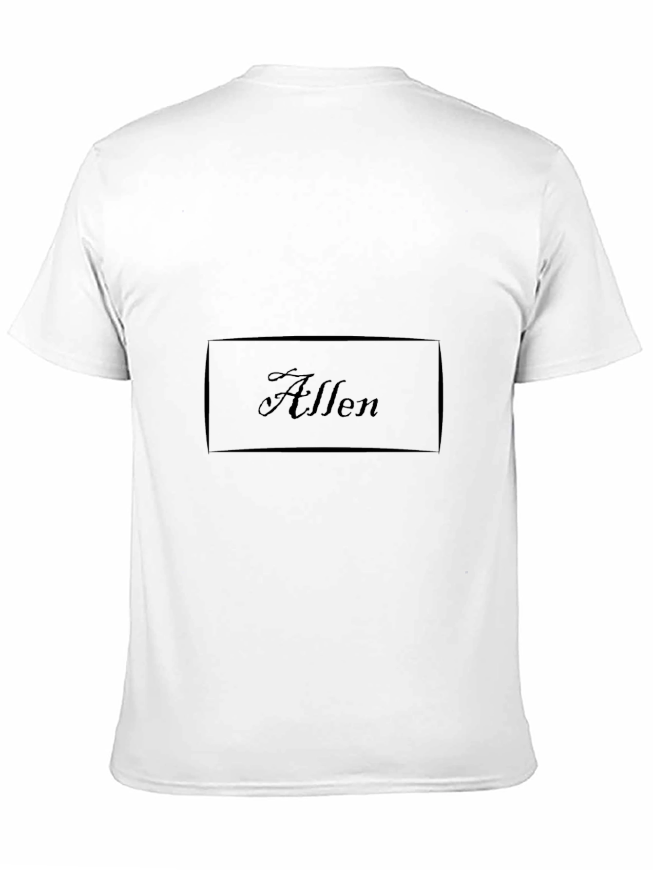 Mens Black Allen Graphic Tee - Casual Style