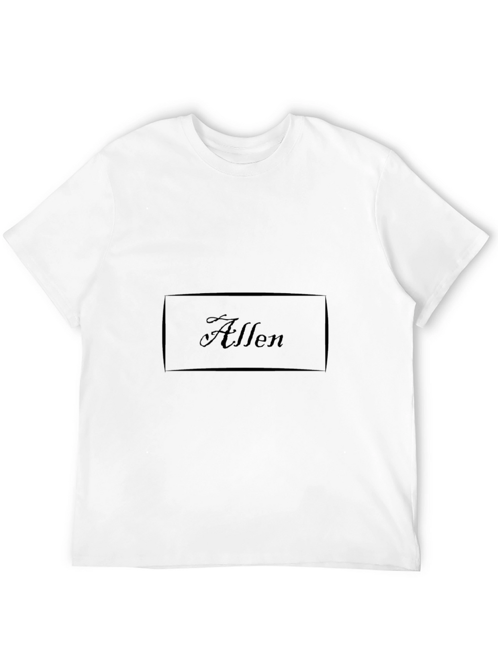 Mens Black Allen Graphic Tee - Casual Style