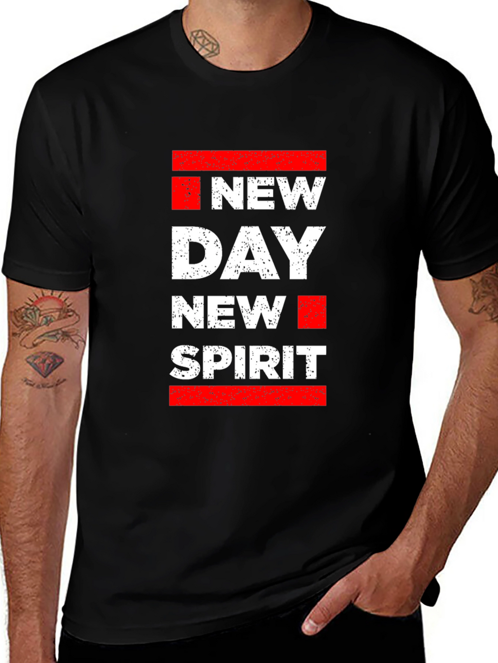 New Day New Spirit Graphic Tee