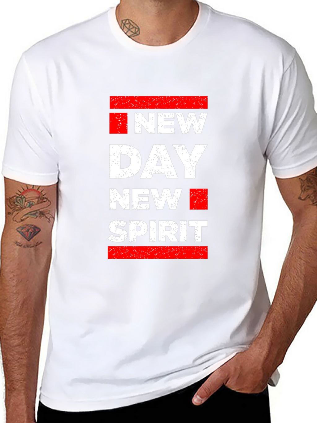 New Day New Spirit Graphic Tee
