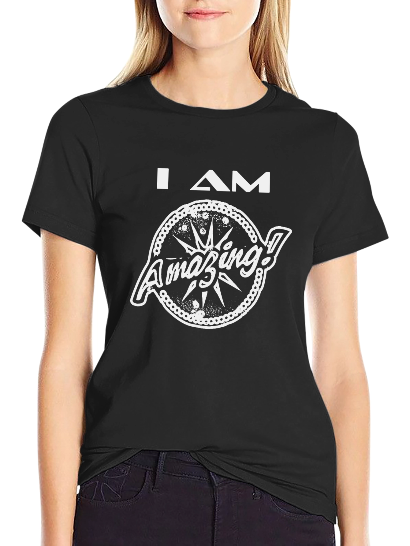 I AM Amazing Black T-Shirt