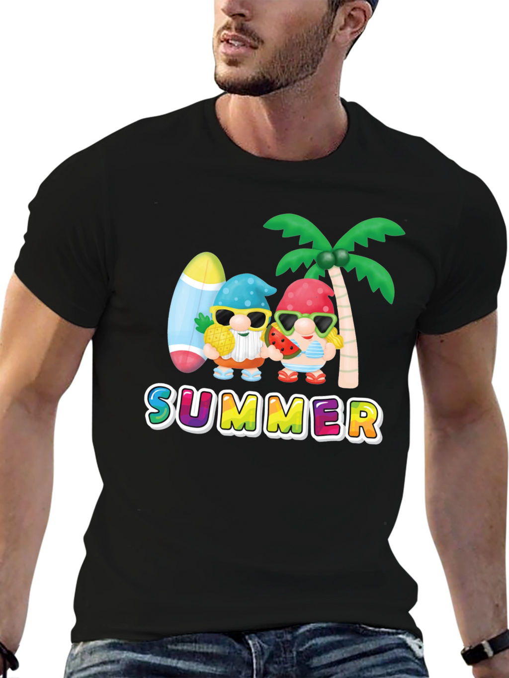 Summer Gnomes Graphic Tee