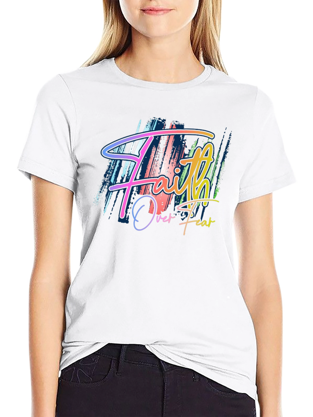 Faith Over Fear T-Shirt - Stylish Graphic Tee