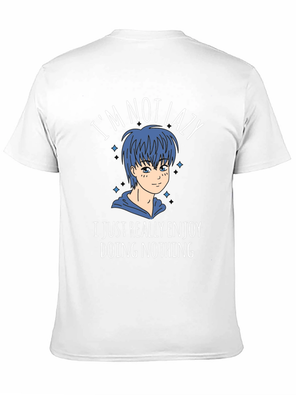 Im Not Lazy Graphic Tee - Anime Style