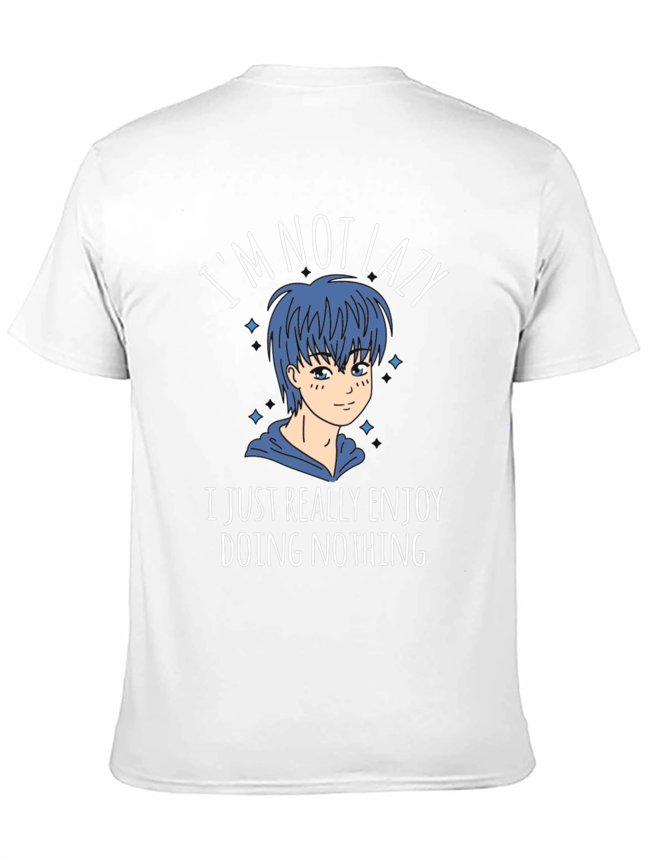 Im Not Lazy Graphic Tee - Anime Style