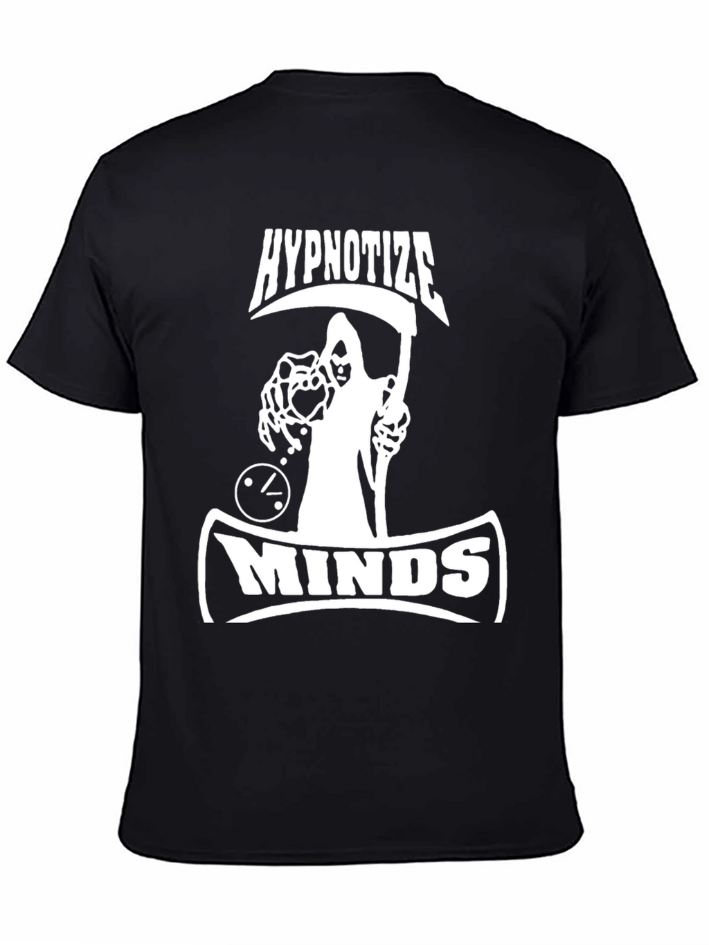 Hypnotize Minds Graphic T-Shirt - Black Cotton Tee