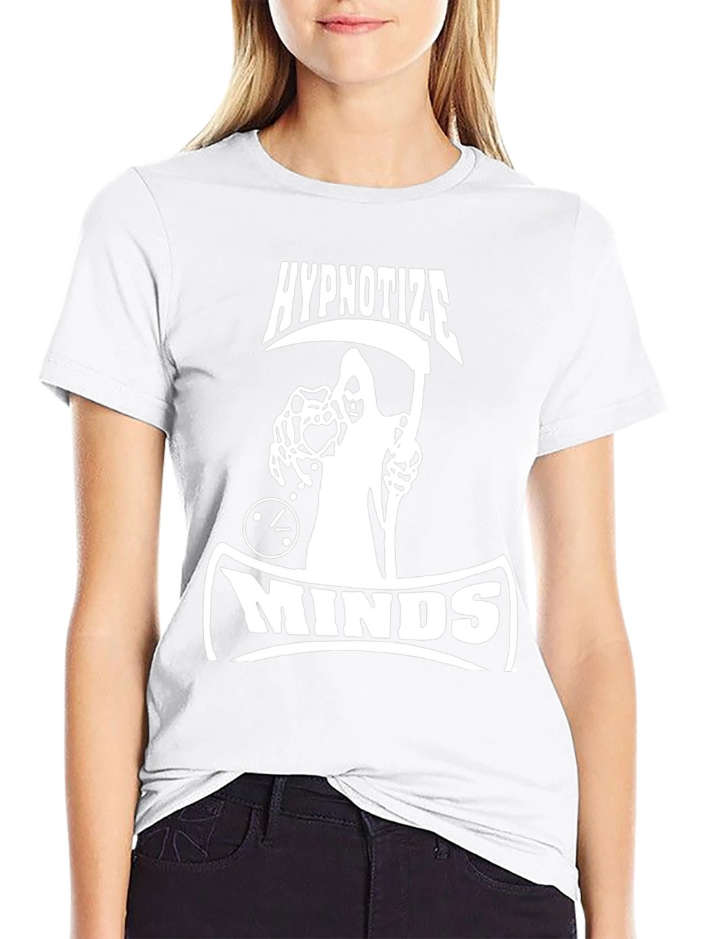 Hypnotize Minds Graphic T-Shirt - Black Cotton Tee