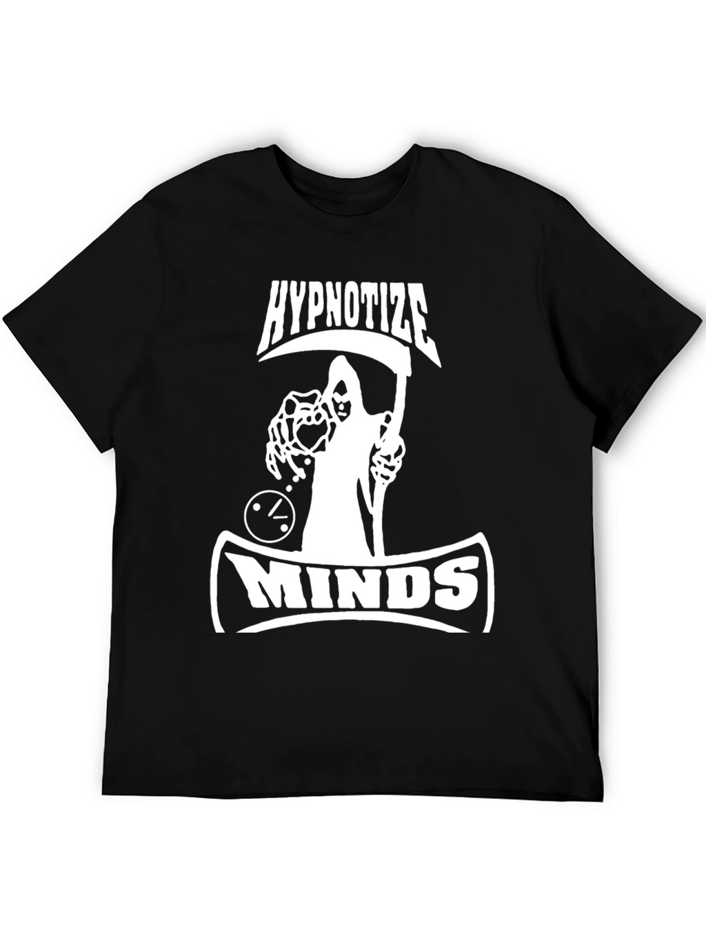 Hypnotize Minds Graphic T-Shirt - Black Cotton Tee