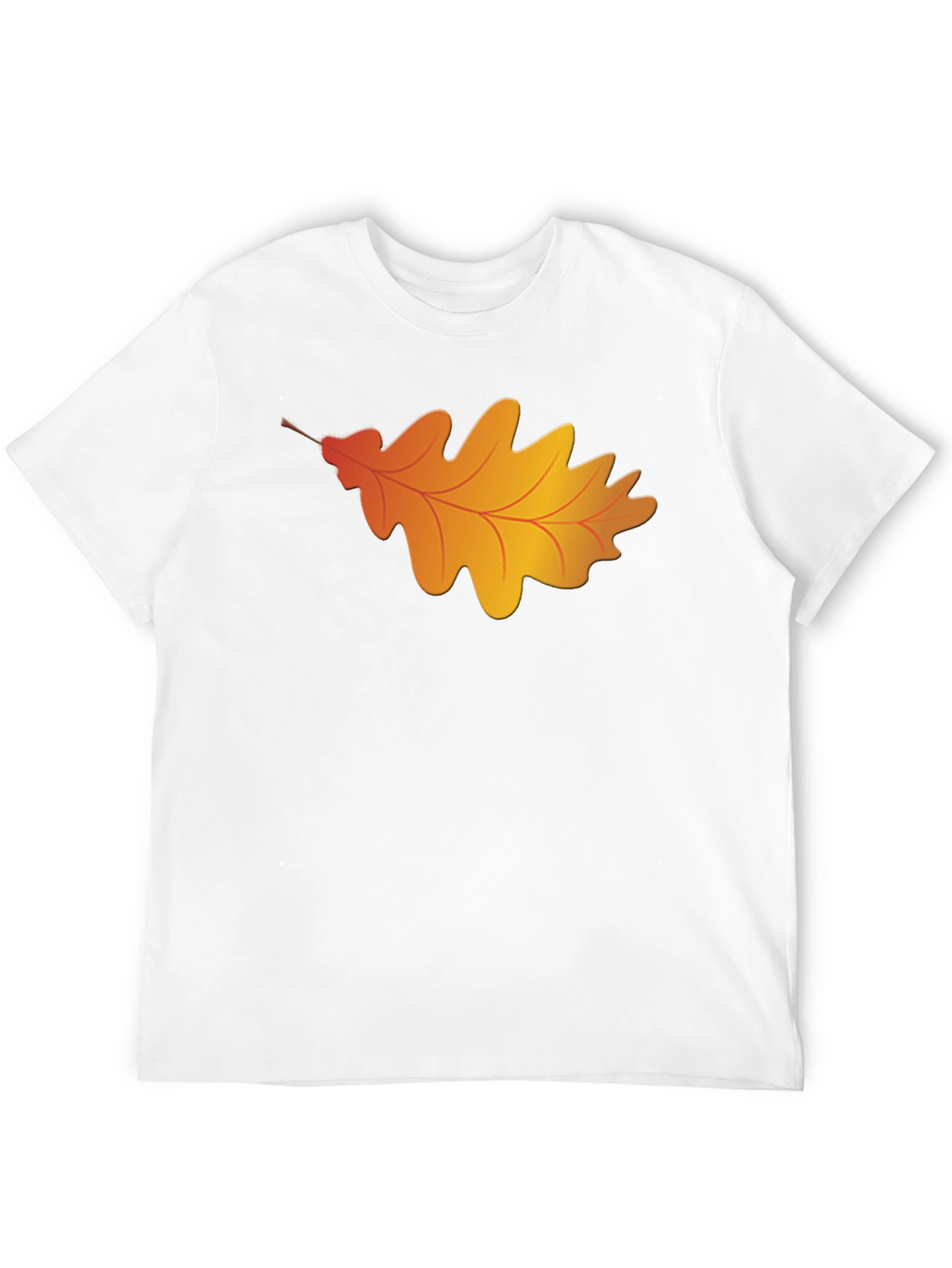 Autumn Leaf Graphic T-Shirt - Classic Black