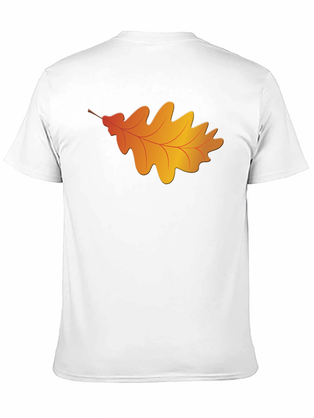 Autumn Leaf Graphic T-Shirt - Classic Black