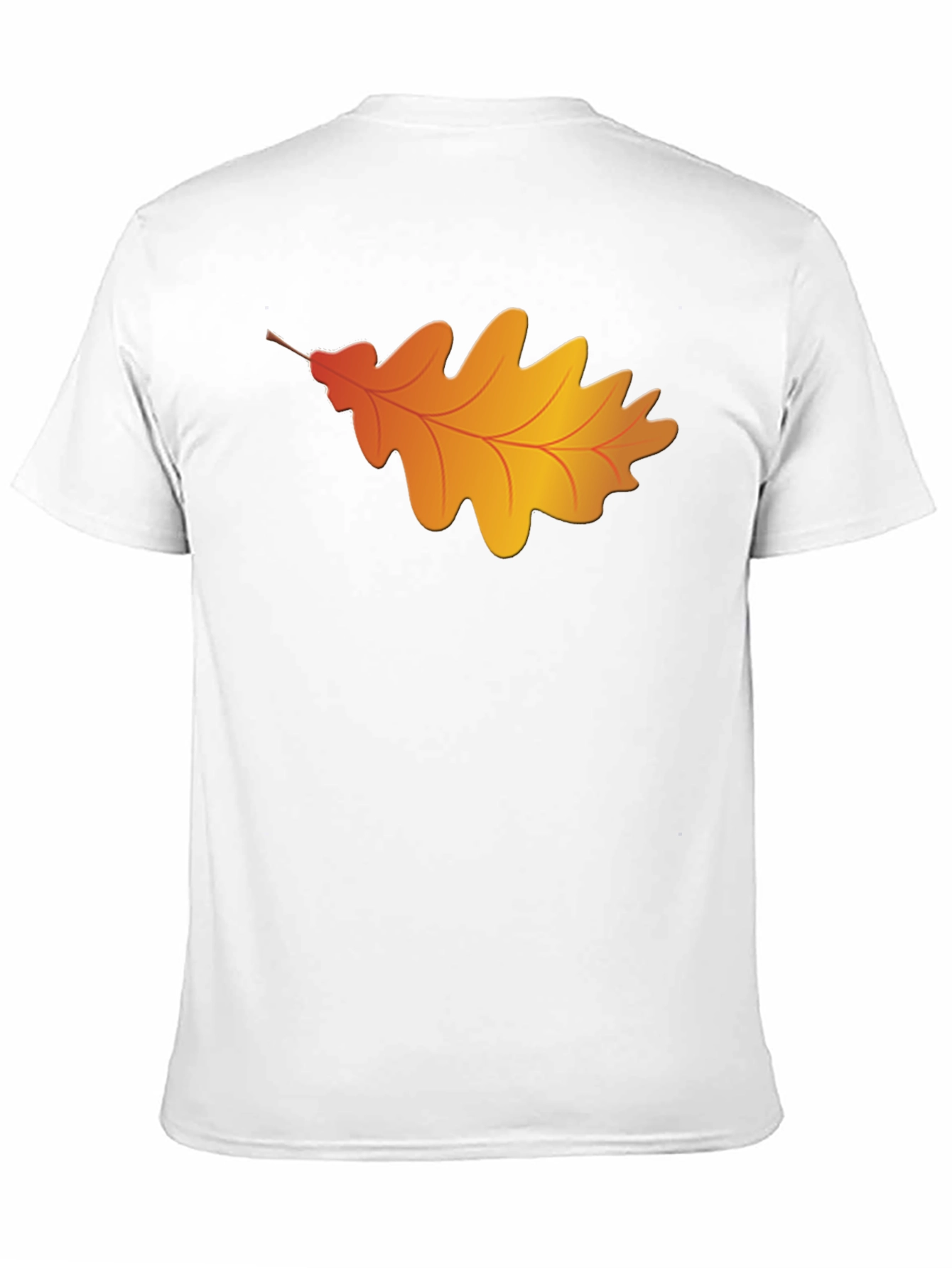 Autumn Leaf Graphic T-Shirt - Classic Black
