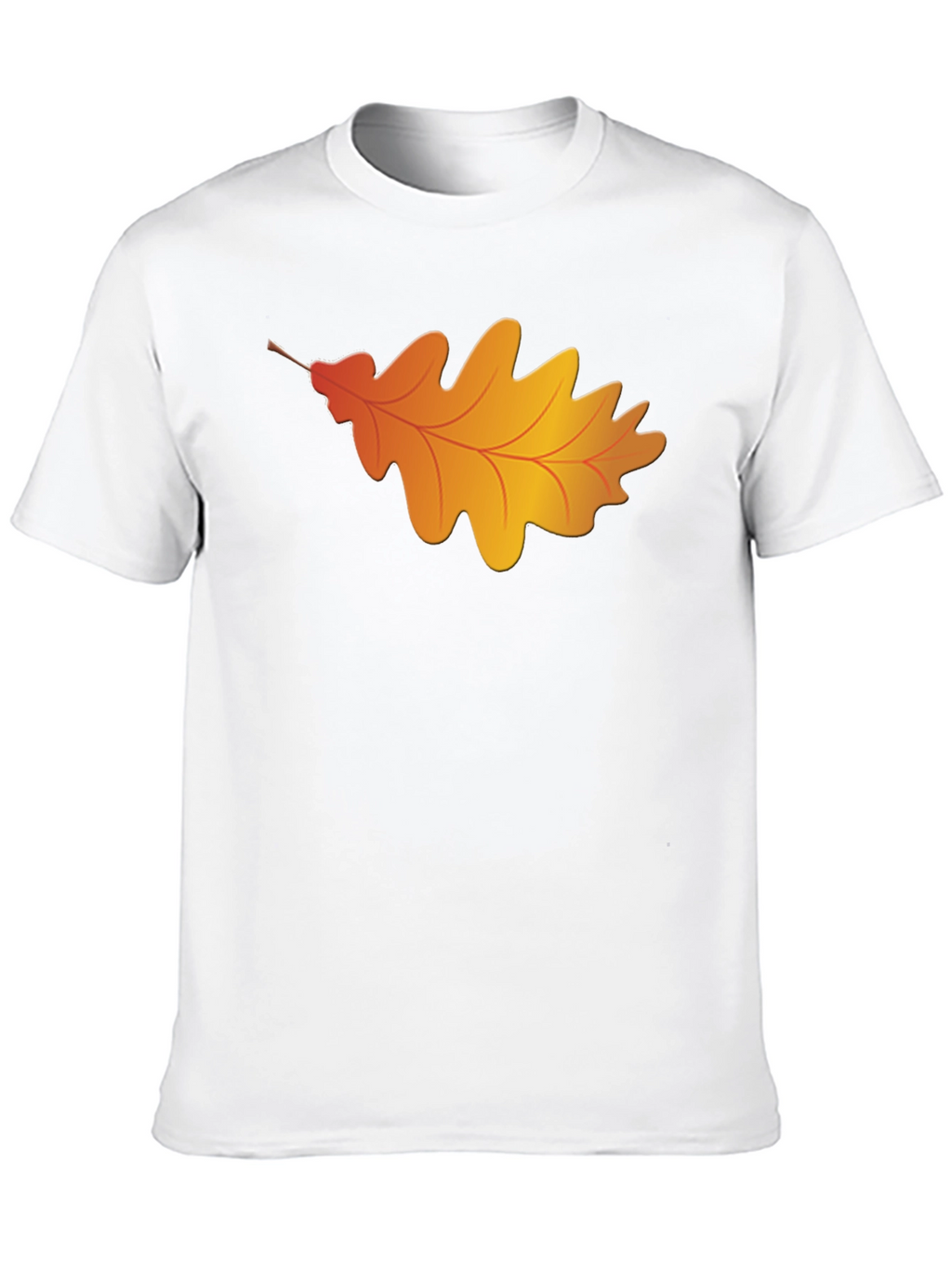 Autumn Leaf Graphic T-Shirt - Classic Black