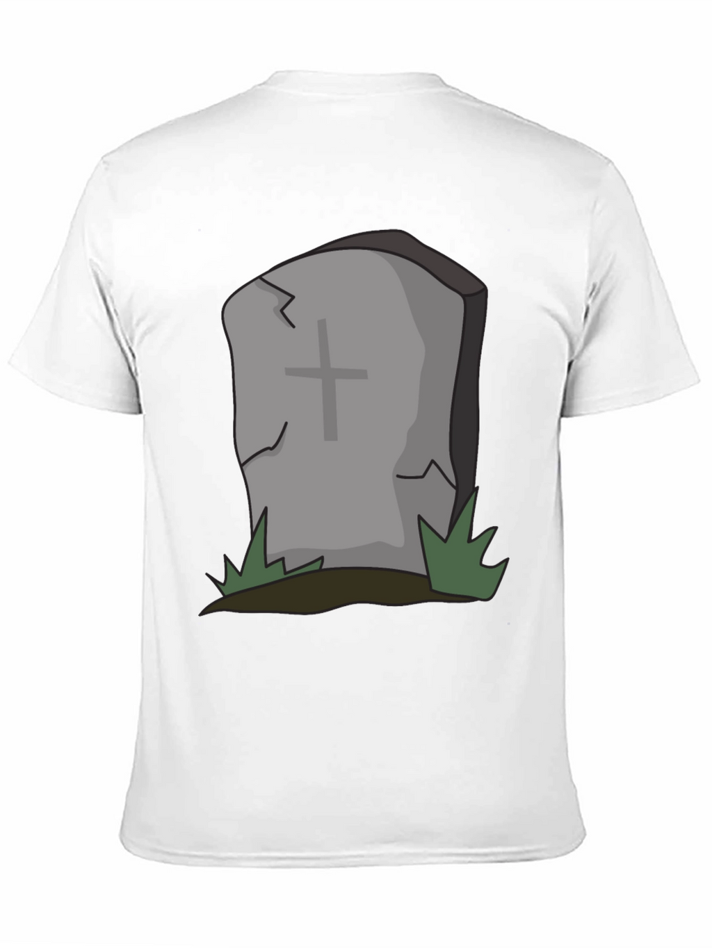 Cartoon Tombstone Graphic Tee - Spooky Style