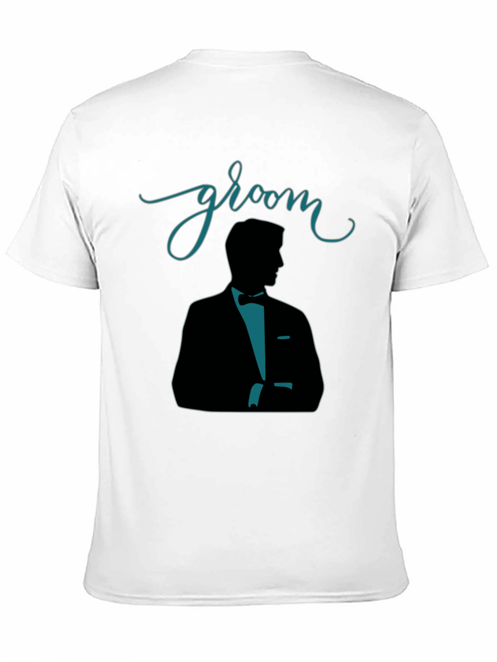 Groom Silhouette Black T-Shirt