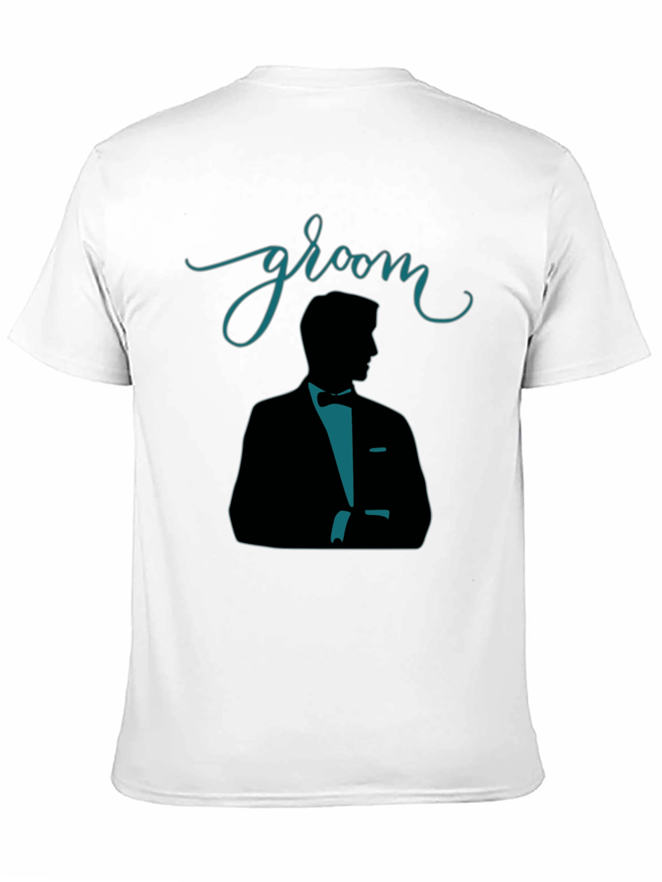 Groom Silhouette Black T-Shirt
