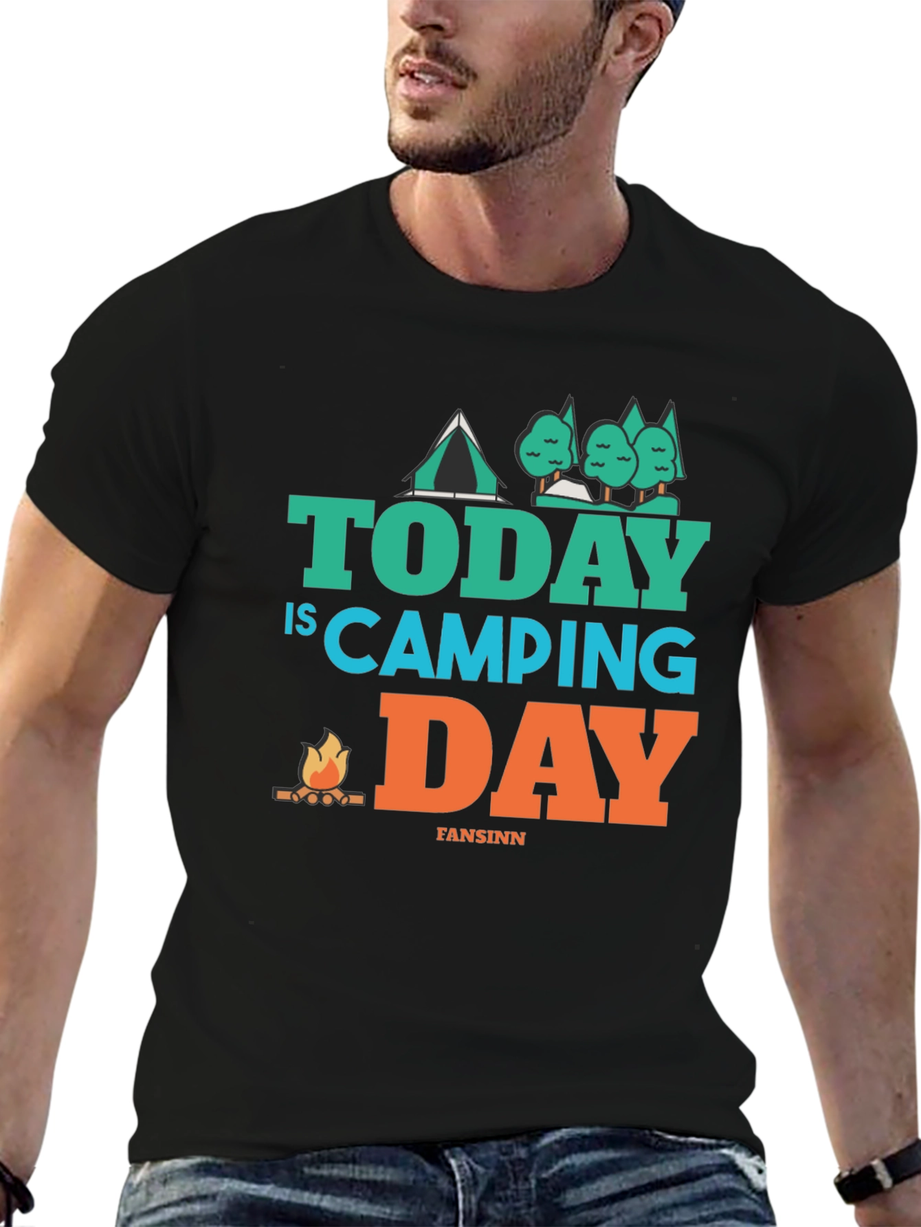 Camping Day Graphic Tee