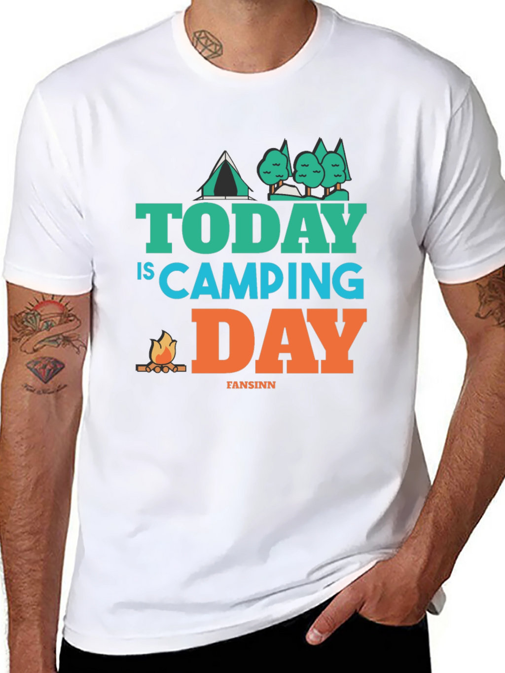 Camping Day Graphic Tee