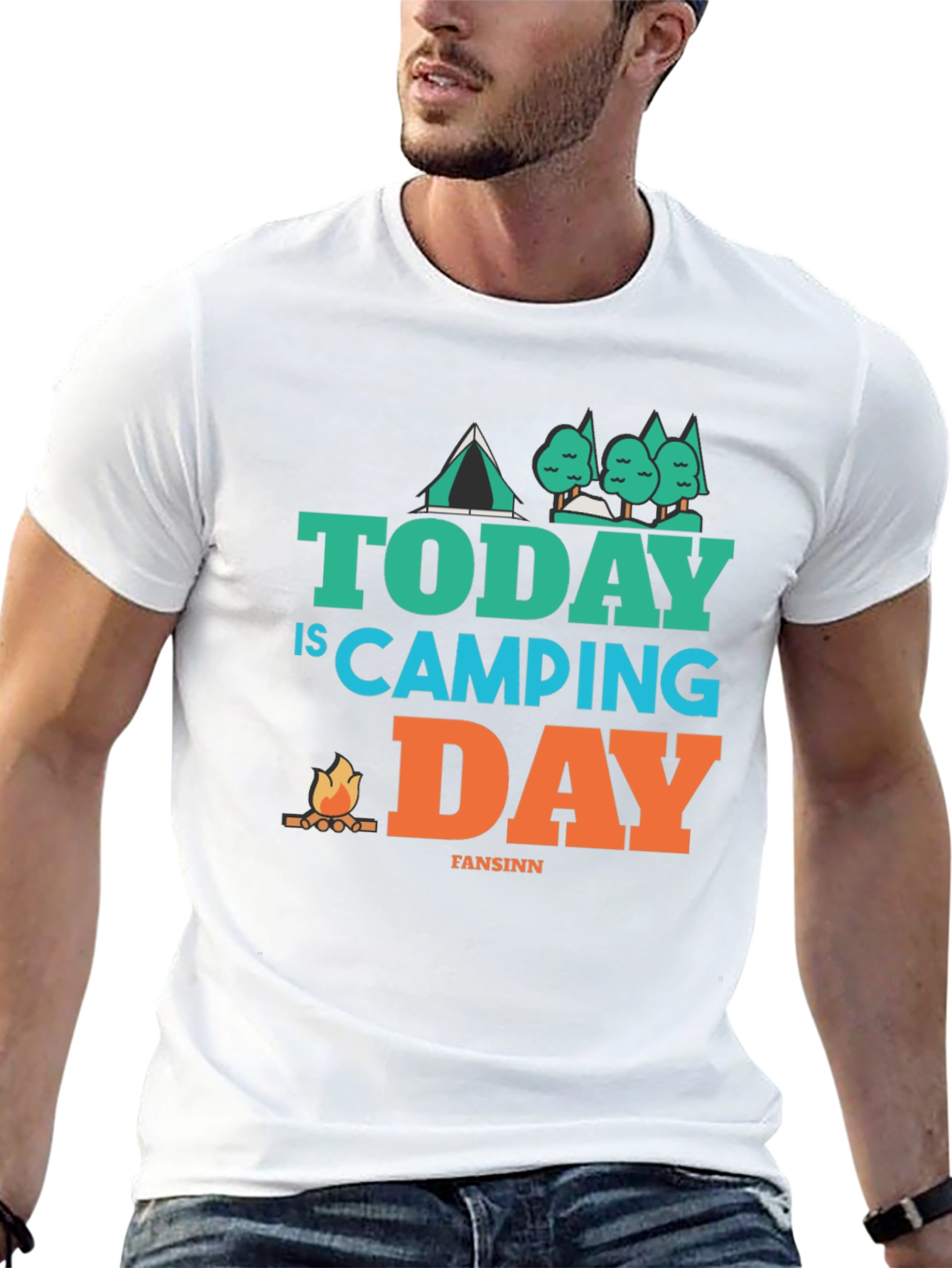Camping Day Graphic Tee