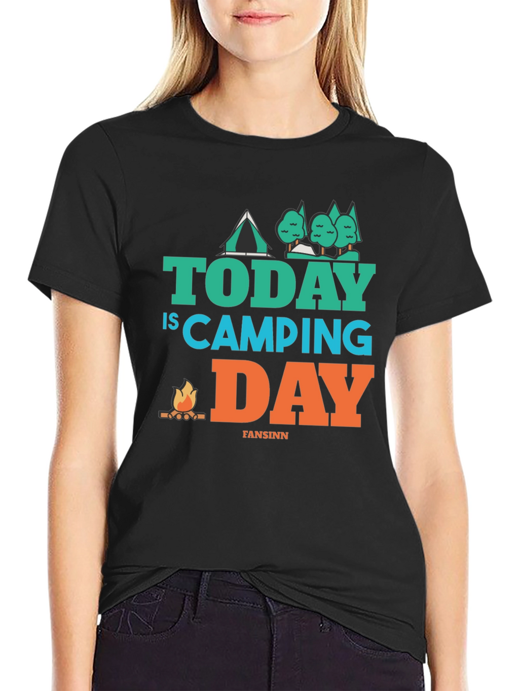 Camping Day Graphic Tee
