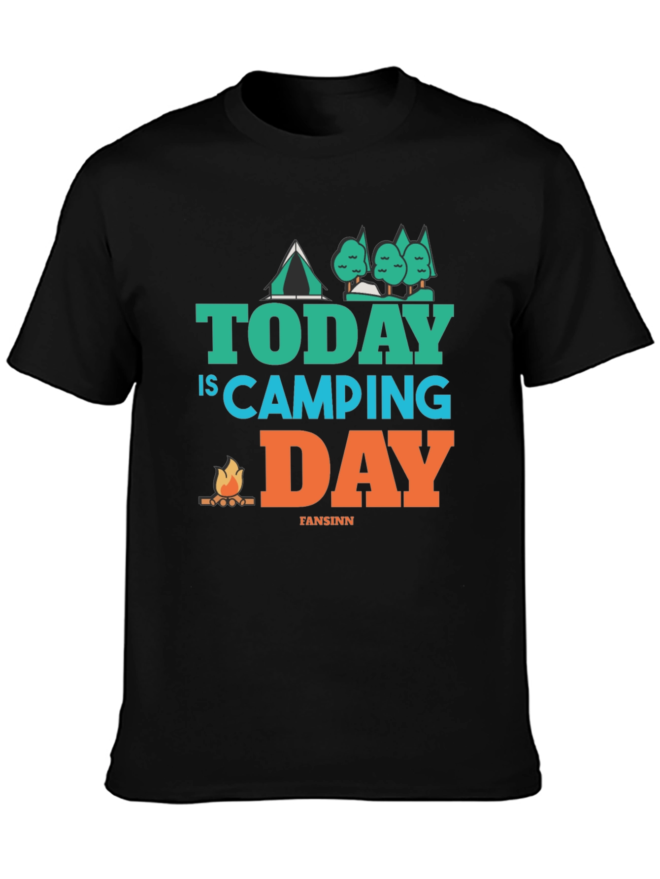 Camping Day Graphic Tee