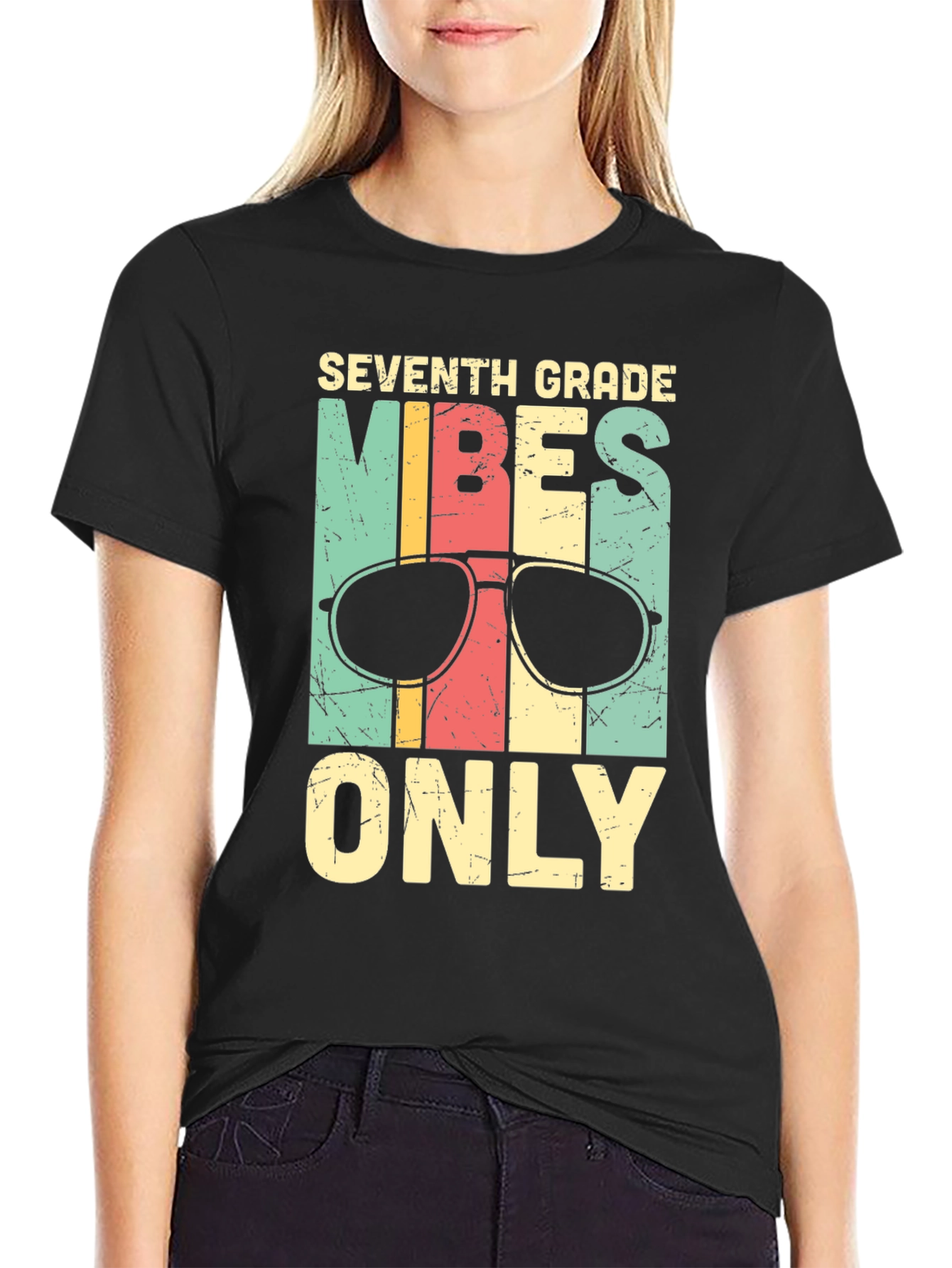 Seventh Grade Vibes Only Graphic Tee