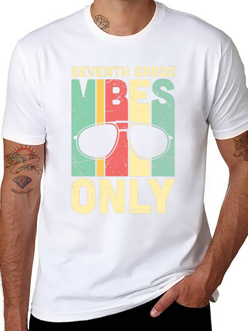 Seventh Grade Vibes Only Graphic Tee