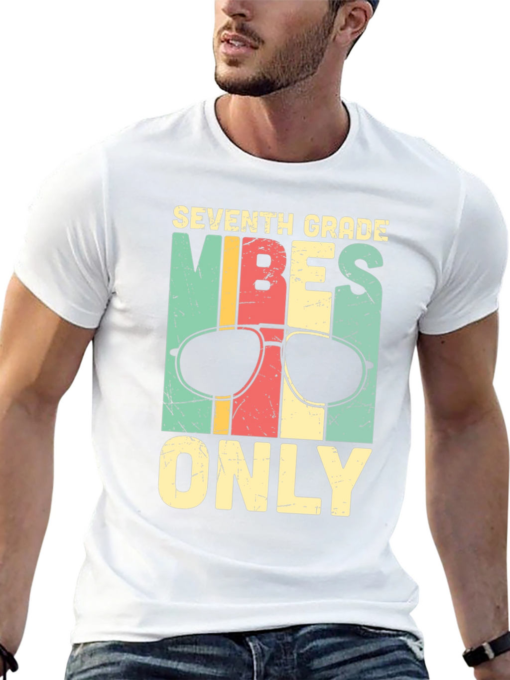 Seventh Grade Vibes Only Graphic Tee