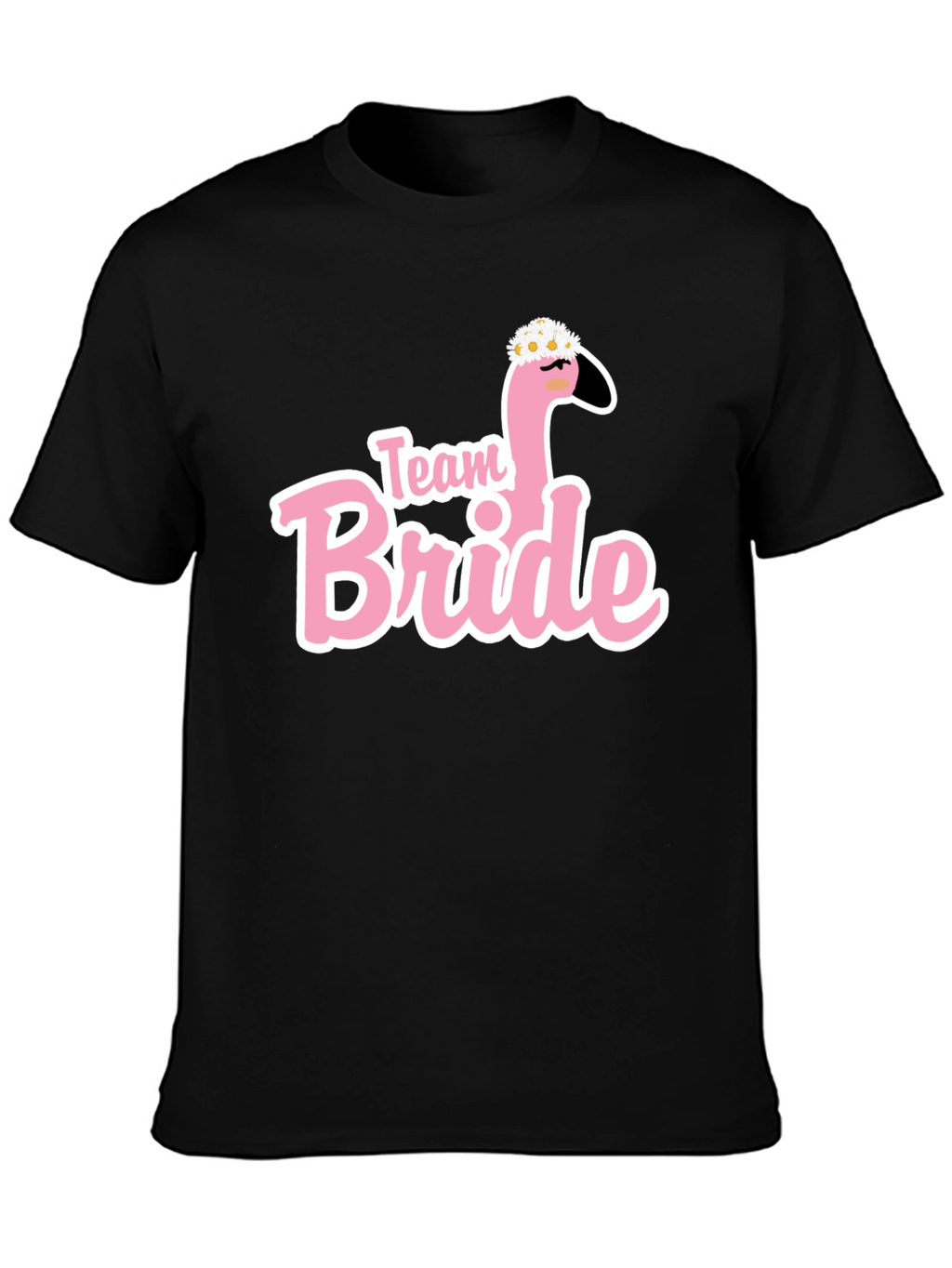 Team Bride Flamingo T-Shirt Bachelorette Party Tee